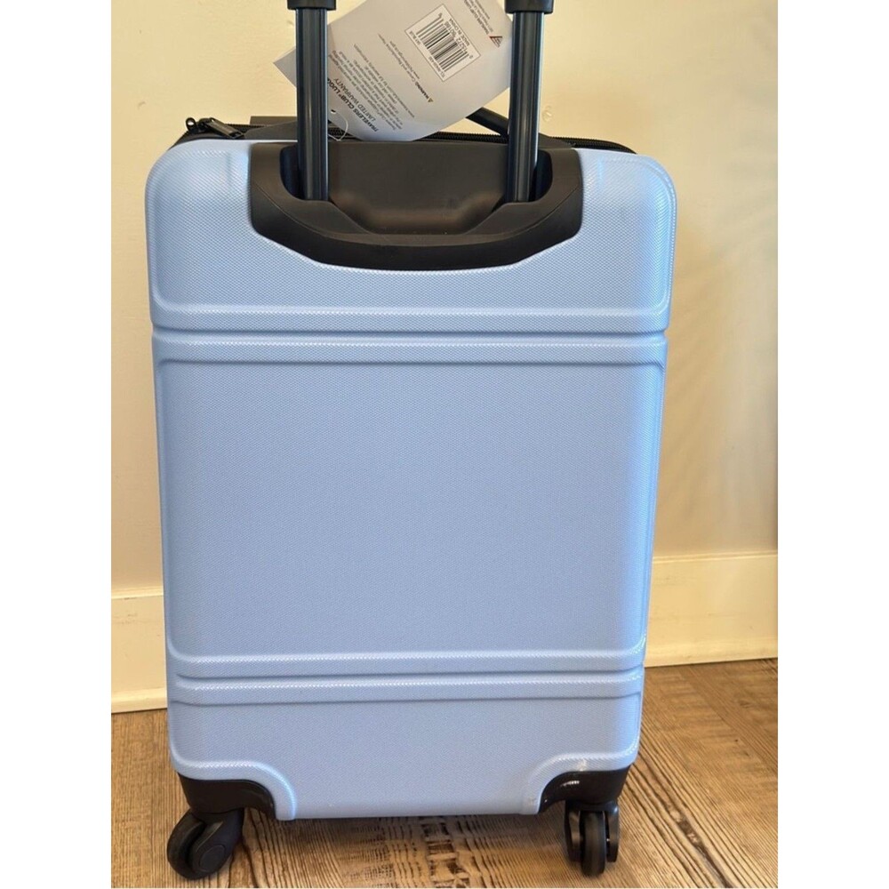 Travelers Club Skyline 22" Carry-On Hardside Luggage - Baby Blue travel bag - Picture 15 of 16